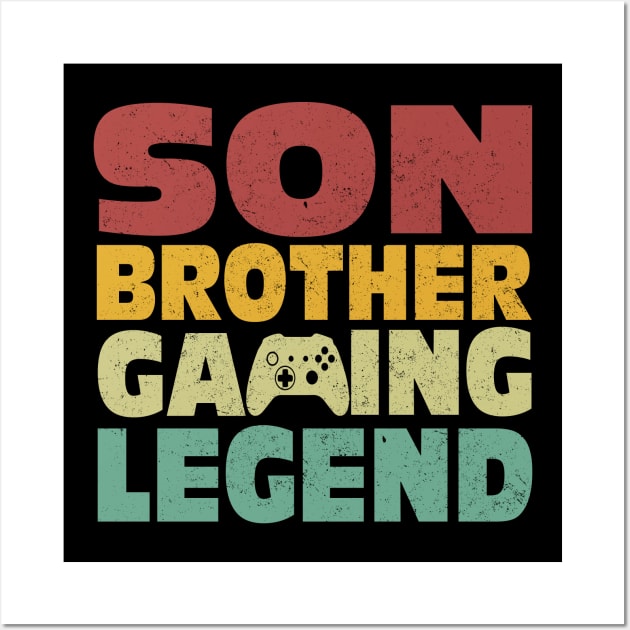 Christmas Gift For Gaming Teenage Boys & Kids Gamer Brother Wall Art by _So who go sayit_